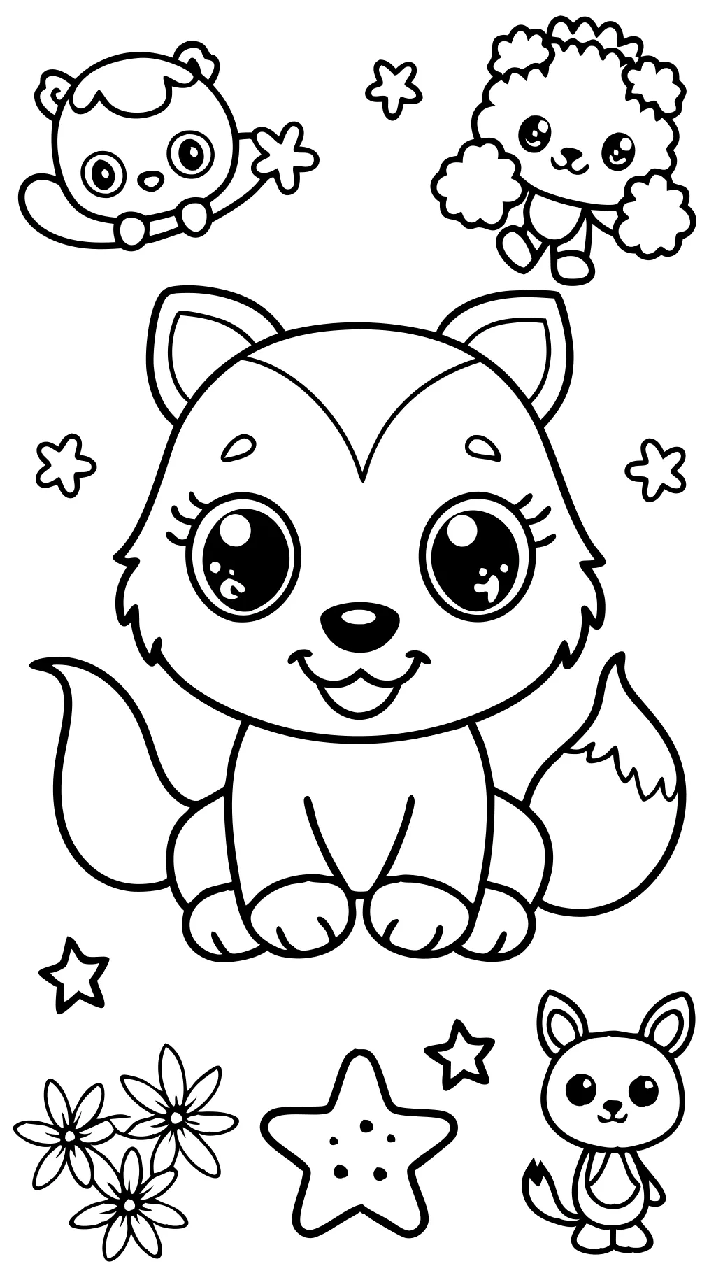 coloriages animaux mignons imprimables